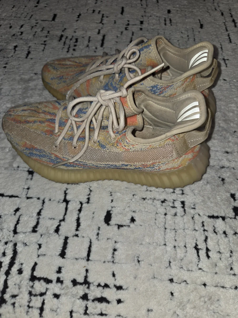 Adidas Yeezy Boost 350 Boost V2 Low MX Oat Mens Size 7 Multi-colored
